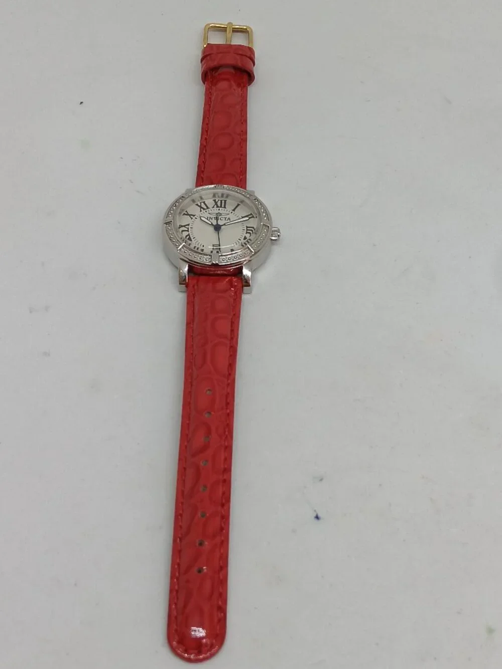 Invicta Wildflower 13967 Women's 33mm S/Steel Swiss Quartz Date Watch NEW BATT